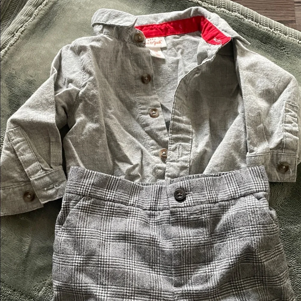 Child of Mine Gray Formal Kids Pants